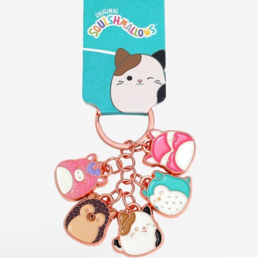 Squishmallows Multi-Charm‎ Keychain - BoxLunch Exclusive